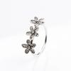 925 Sterling Silver Pan Ring New Dazzling Daisy Ring For Women Wedding Party Gift Fashion Jewelry