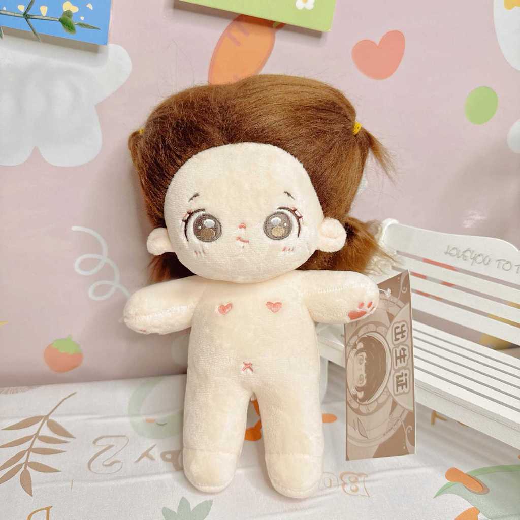 Cotton Stuffed Doll With Removable Clothes For Kids And Adults Collectible Plush Toy Gift