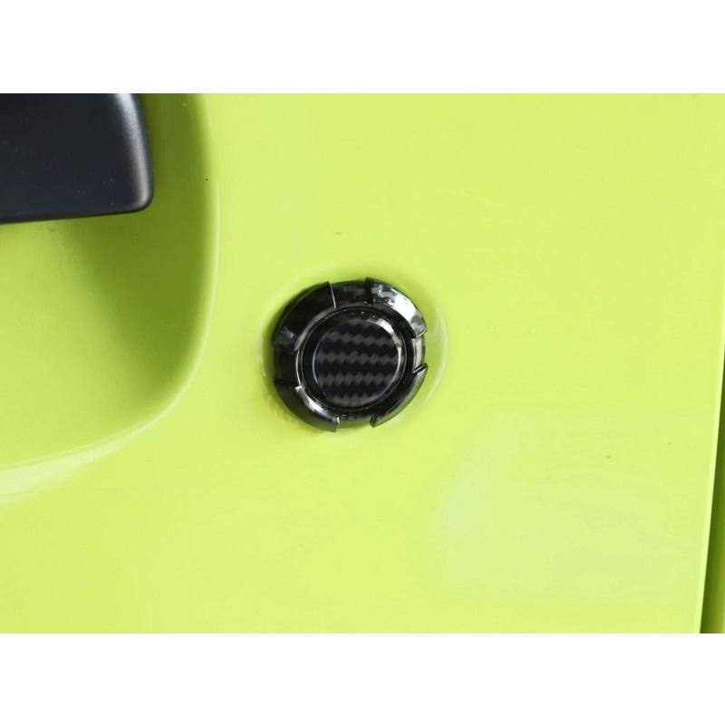 For Suzuki Jimny JB64 JB74 2019 2020 201 2022 2023 Car Door Key Jack Hole Decoration Door Lock Cover Trim Exterior Accessories