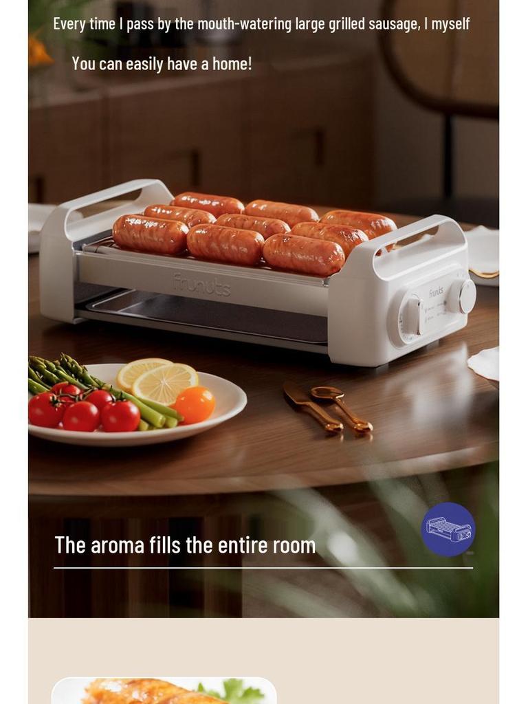 Compact Multi-Functional Automatic Hot Dog & Sausage Maker