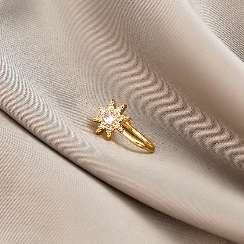 Украшения для тела с клипсами 1 шт., носовое кольцо в форме сердца и звезды, подарок, медная клипса для носа и ушей, поддельный пирсинг