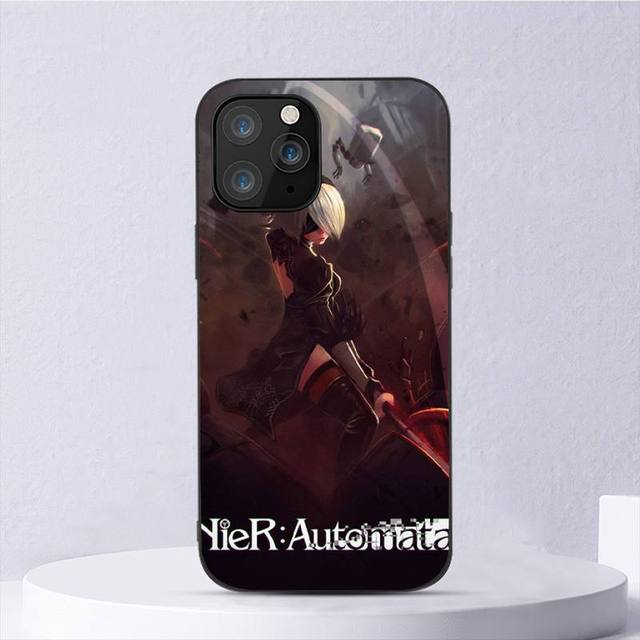 Nier Automata 2b Девушка Мода Черный Для iPhone Samsung Galaxy Redmi Note S 17 16 15 14 13 20 24 25 54 Pro Max Ultra Fe Air Чехол Poco