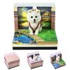 Tear Away Desk Calendar Decor 2026 Time Piece Calendar 2026 Led Light 3D Dog