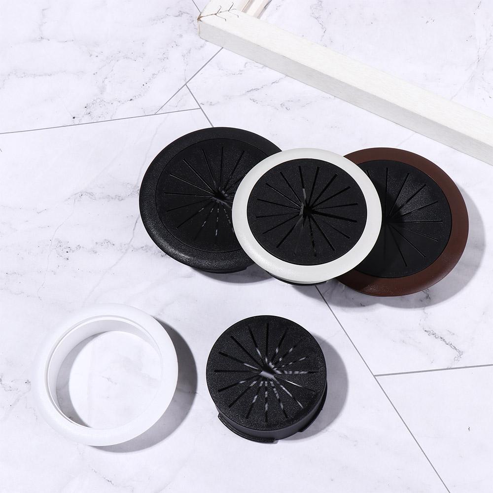 Round Wire Hole Covers Grommet Dustproof Line Storage Holder Cable Hole Cover  Office