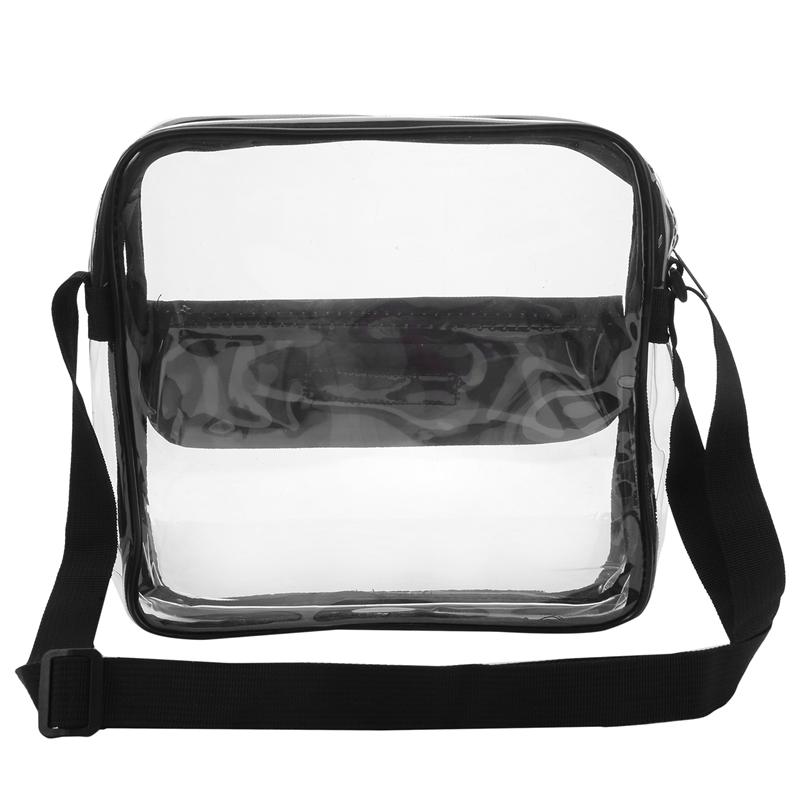 Transparent Single Shoulder Bag Travel Storage Shopping Bag Shoulder Crossbody Bag for Women