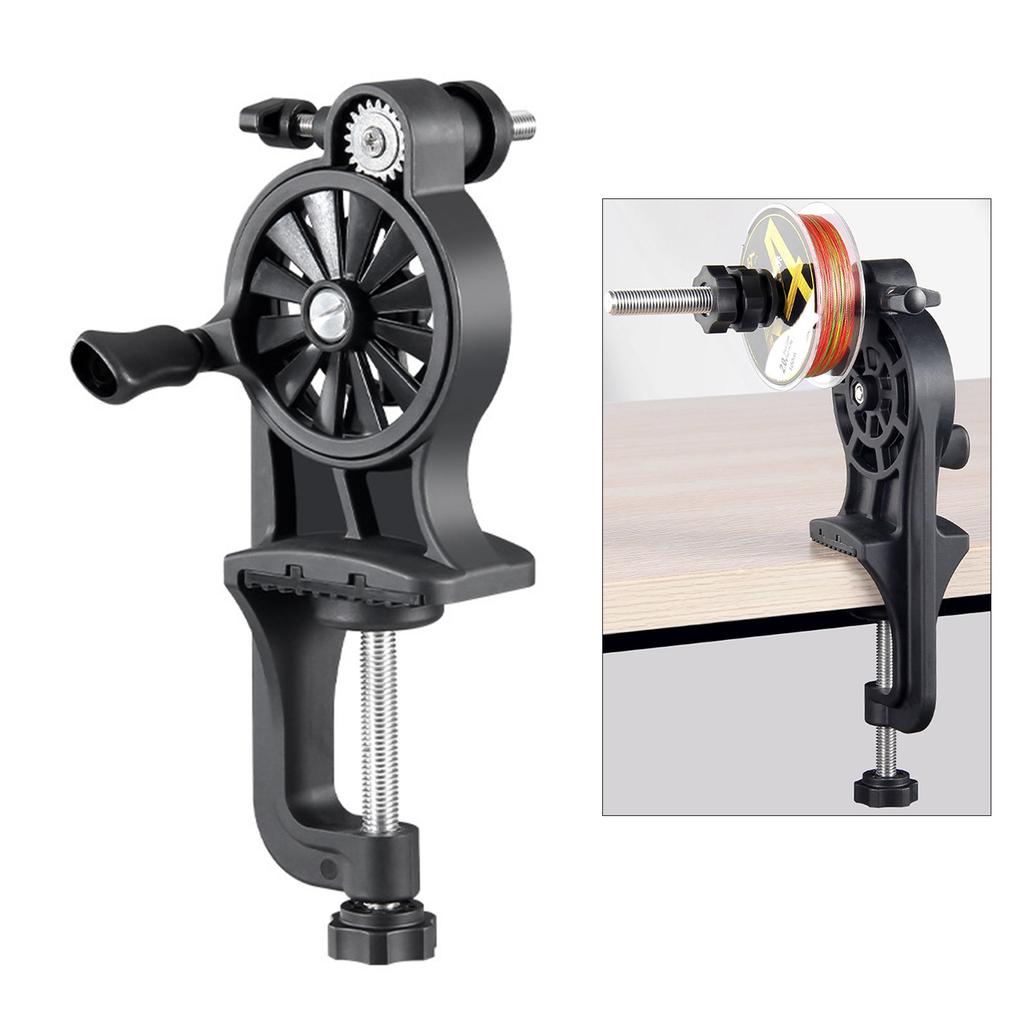 Fishing Line Spooler Spooling Station Systems with Clamp Fishing Line Winder Equipment for Efficient Line Spooling Tool
