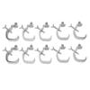 10PCS Stage Light Clamp 77lb Truss Clamp Aluminium Alloy Effortless Install Fits 30 To 52mm OD Pipe