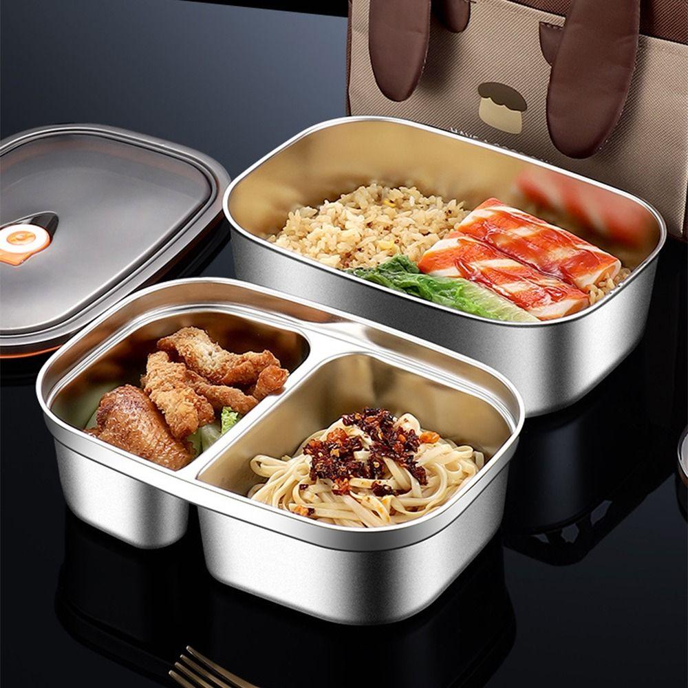 Герметичный контейнер для еды Divides объемом 1200 мл, коробка для хранения свежих продуктов, прочный контейнер для обеда, столовая посуда