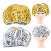 Shower Cap Heat Insulation Aluminum Foil Hat Elastic Bathing Cap For Women