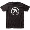 Мужская футболка с логотипом Aphex Twin, классическая концертная футболка рок-н-ролл группы, новая черная