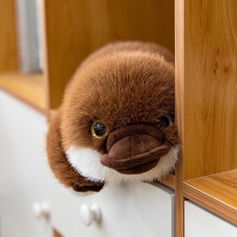 Плюшевая игрушка утконос, подушка-плед для сна для девочек, домашнее украшение, детская кукла, для автомобиля, эркер