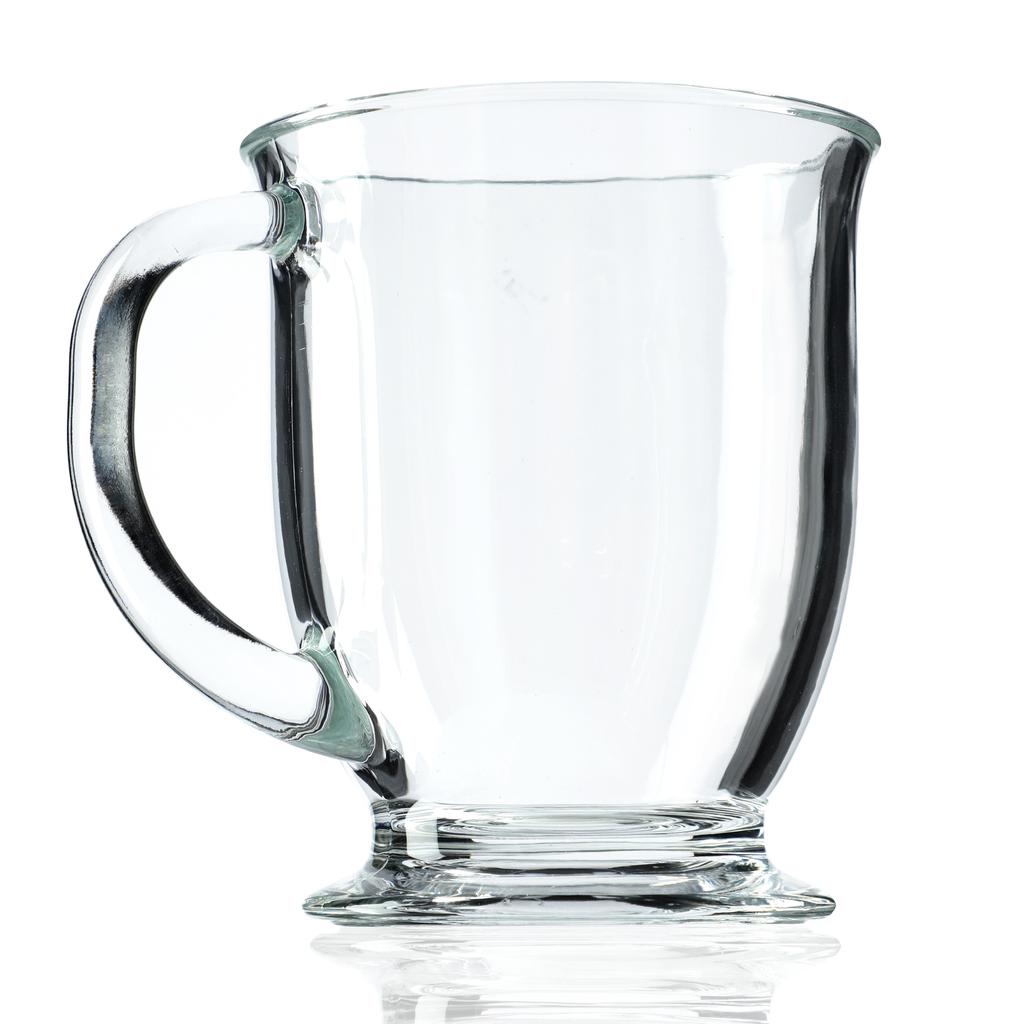 KADAX Glasses for Tea Coffee 460ml Mugs with Handle Set of Glasses 2 Pcs