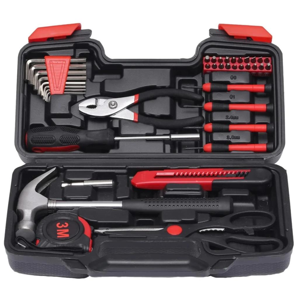 Набор из 39 предметов Комбинированный набор инструментов Хозяйственный набор Инструмент для ремонта Daquan Многофункциональный набор