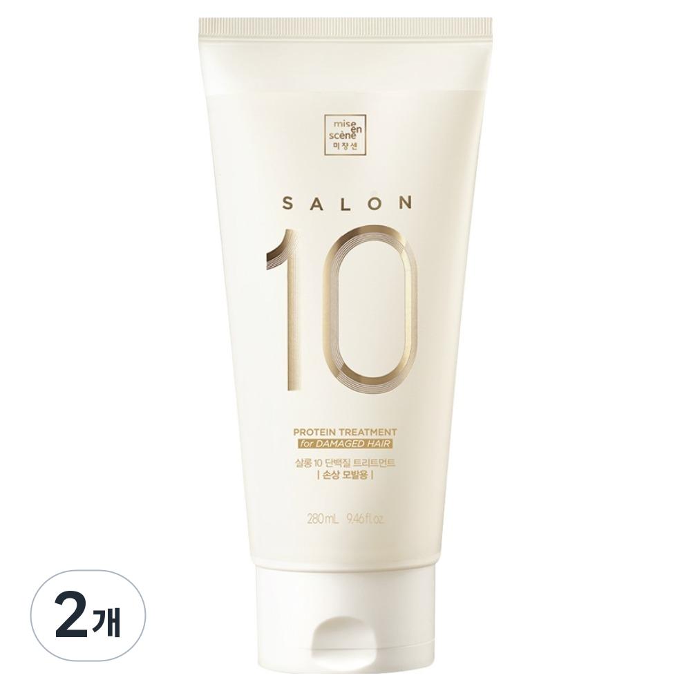 Mise en Scène Salon 10 Protein Treatment for Damaged Hair 280ml 2 pcs