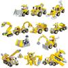 Construction Engineering Vehicle Building Blocks Toys Plastic Small Particles Diy Assembled Toys For