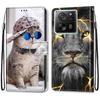 Fashion Painted Pattern Cover Lanyard Flip Leather Case For iPhone Samsung Huawei Honor Xiaomi Redmi OPPO Realme Moto Asus