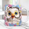 3D Owl Owl Ceramic Coffee Mug Cute Tea Cup Animal Animal Bird Cute