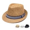 Summer Breathable Straw Hat Middle-Aged and Elderly Small Bowler Hat Outdoor Sun Hat Jazz Hat