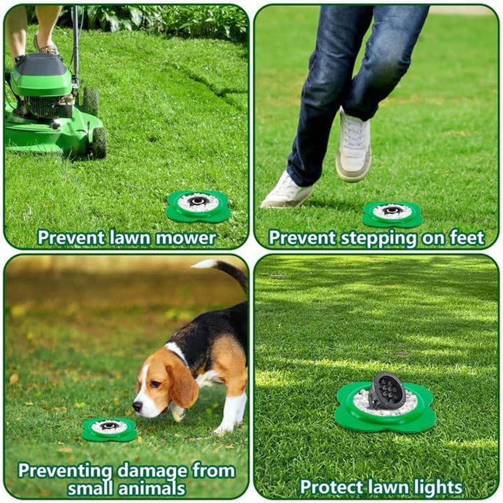 Sprinkler Protector Flower Shaped Lawn Sprinkler Head Protector Round Dust Proof Impact Resistant Sprayer Guard for Lawn