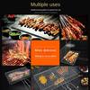 Foldable BBQ Basket Kamado Bbq Accessories Portable Dog Sling Water Gun Stainless Steel Removable Handle Steak Grill Barbecue