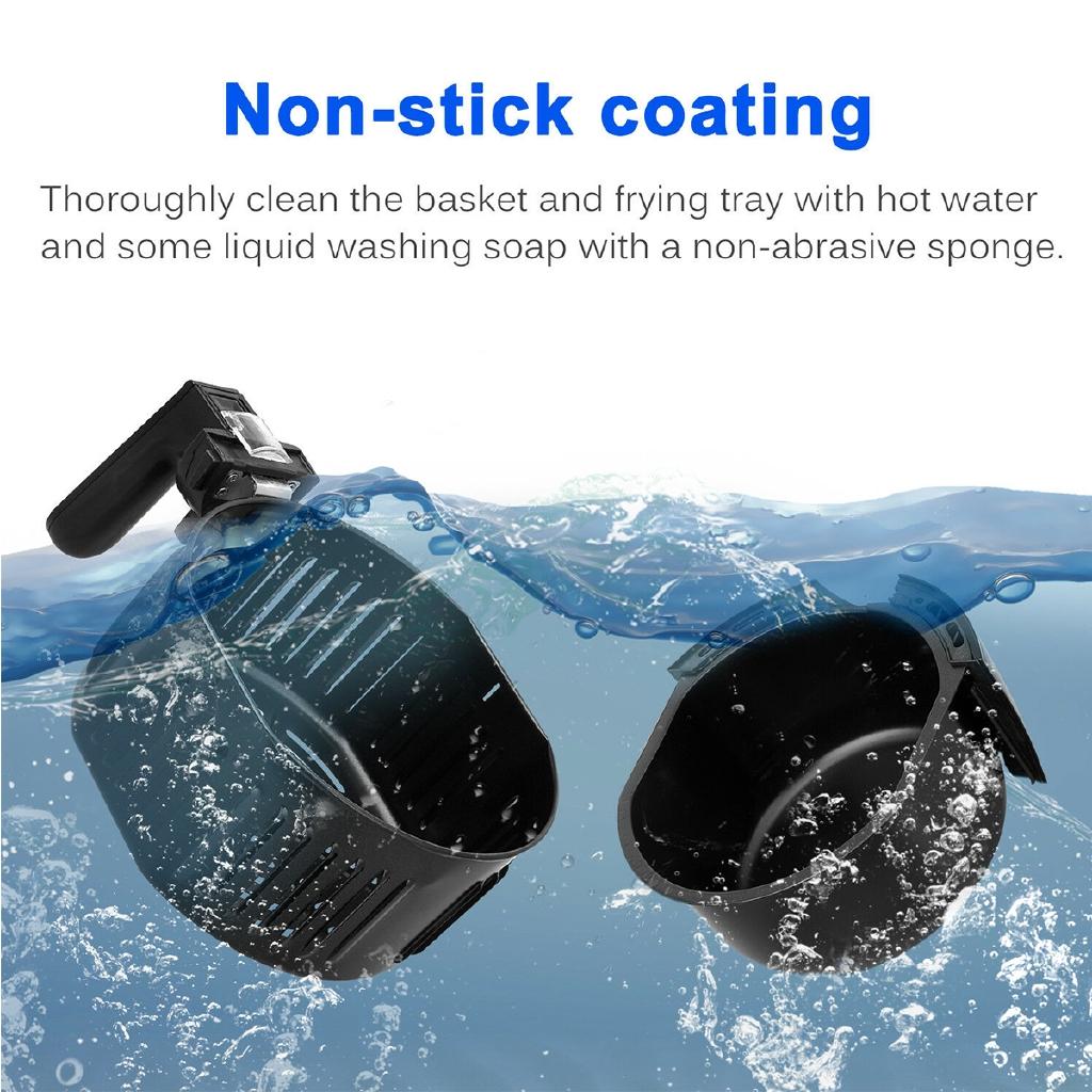 1400 Вт 5,2 л Многофункциональная фритюрница с регулировкой температуры без масла ЖК-сенсорный экран