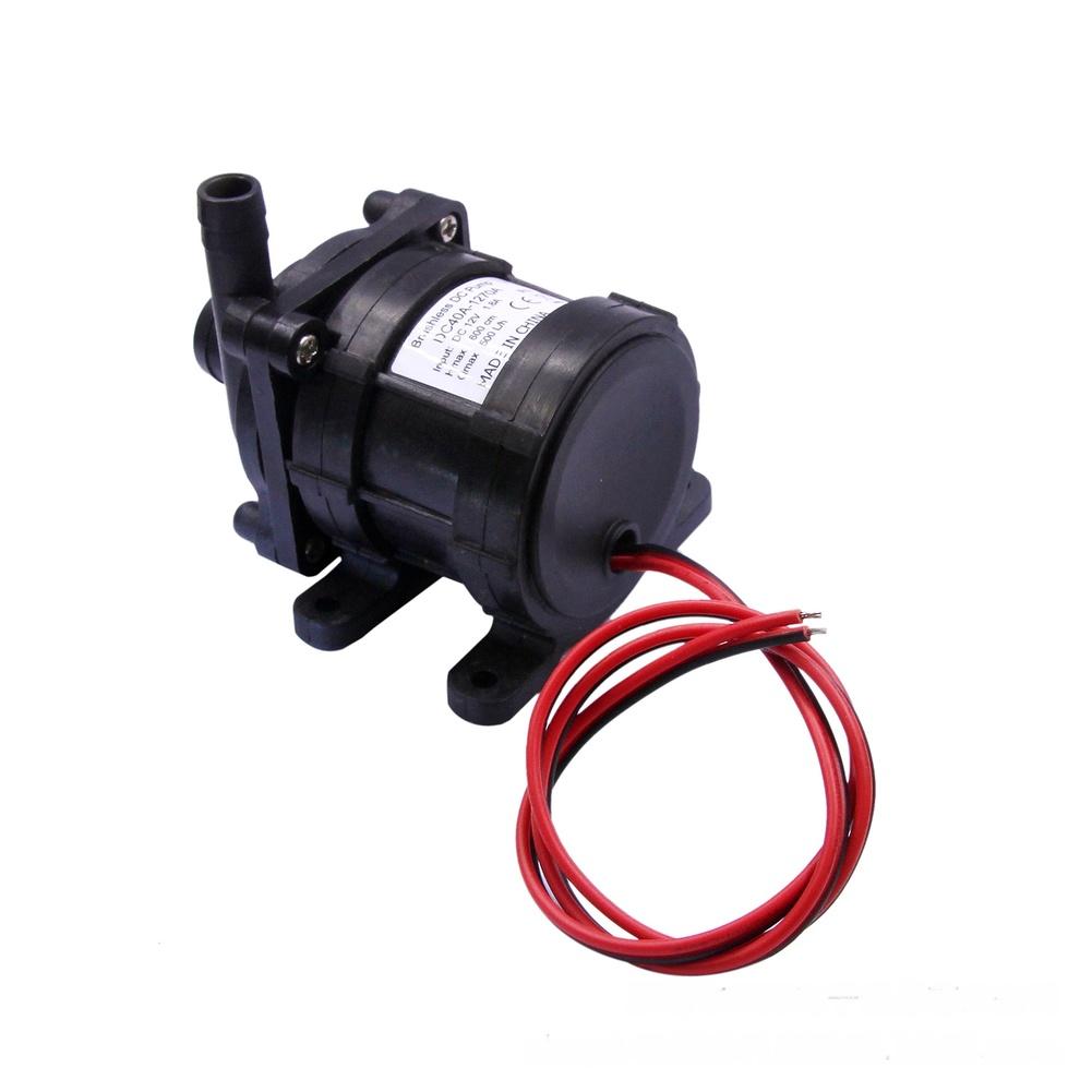 Water Pump DC12V Power Brushless DC Pump Waterproof 500L/H Flow Rate 600cm Max Head For Water Heating Mattress Food Spare Parts