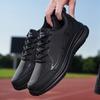 Autumn and Winter Waterproof and Anti Slip Sports Shoes with Breathable Leather Surface, Casual Oversized Men's Shoes