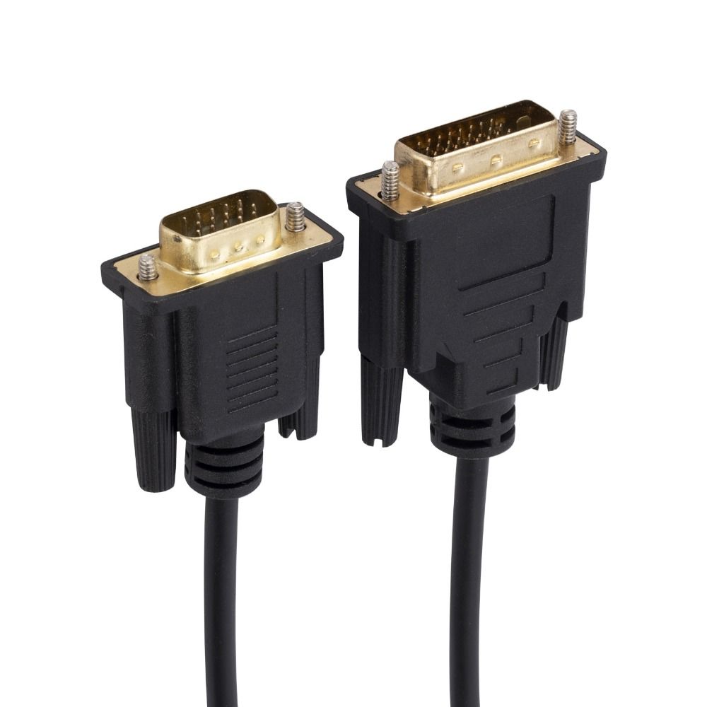 15-контактный кабель VGA Dvi 24+1 к Vga, кабели Dvi к конвертеру Vga для ноутбука/настольного компьютера/проектора/HDTV