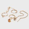 Exclusive European and American 5-Piece Autumn/Winter Fashion Earrings Set