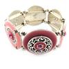 [E6965] - Designer Bracelet 'Babouchka' Pink