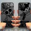 Чехол для телефона One Piece Зоро Луффи для iPhone XR XS X 14 15 Pro Max 6s 11 Pro Max 16 Pro 13 Pro 16e 7 8 SE SE 12 Mini Чехол из ТПУ