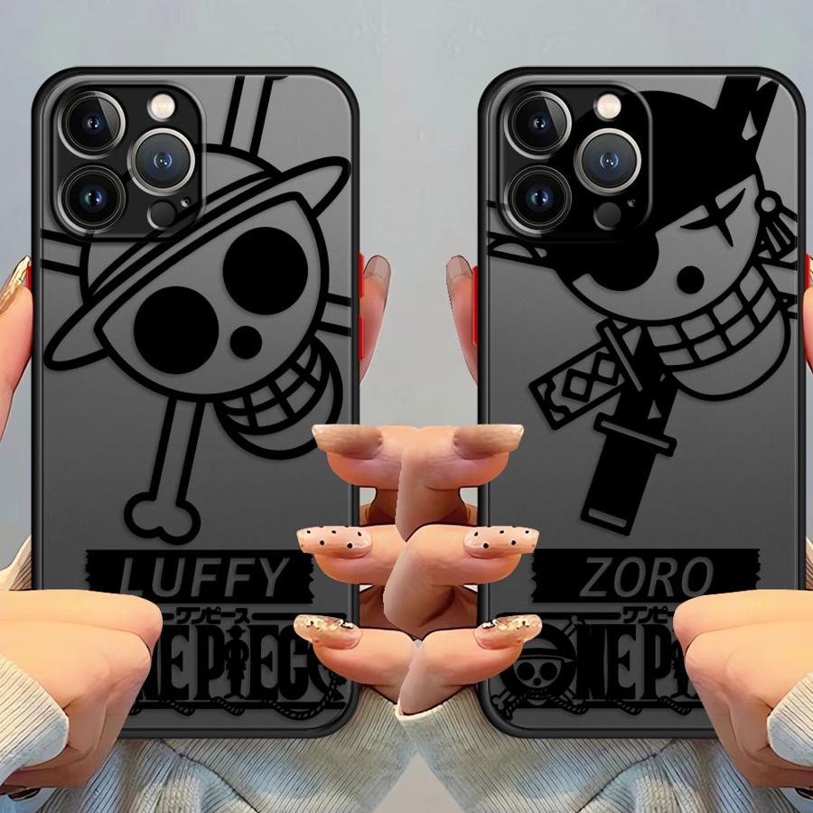 Чехол для телефона One Piece Зоро Луффи для iPhone XR XS X 14 15 Pro Max 6s 11 Pro Max 16 Pro 13 Pro 16e 7 8 SE SE 12 Mini Чехол из ТПУ