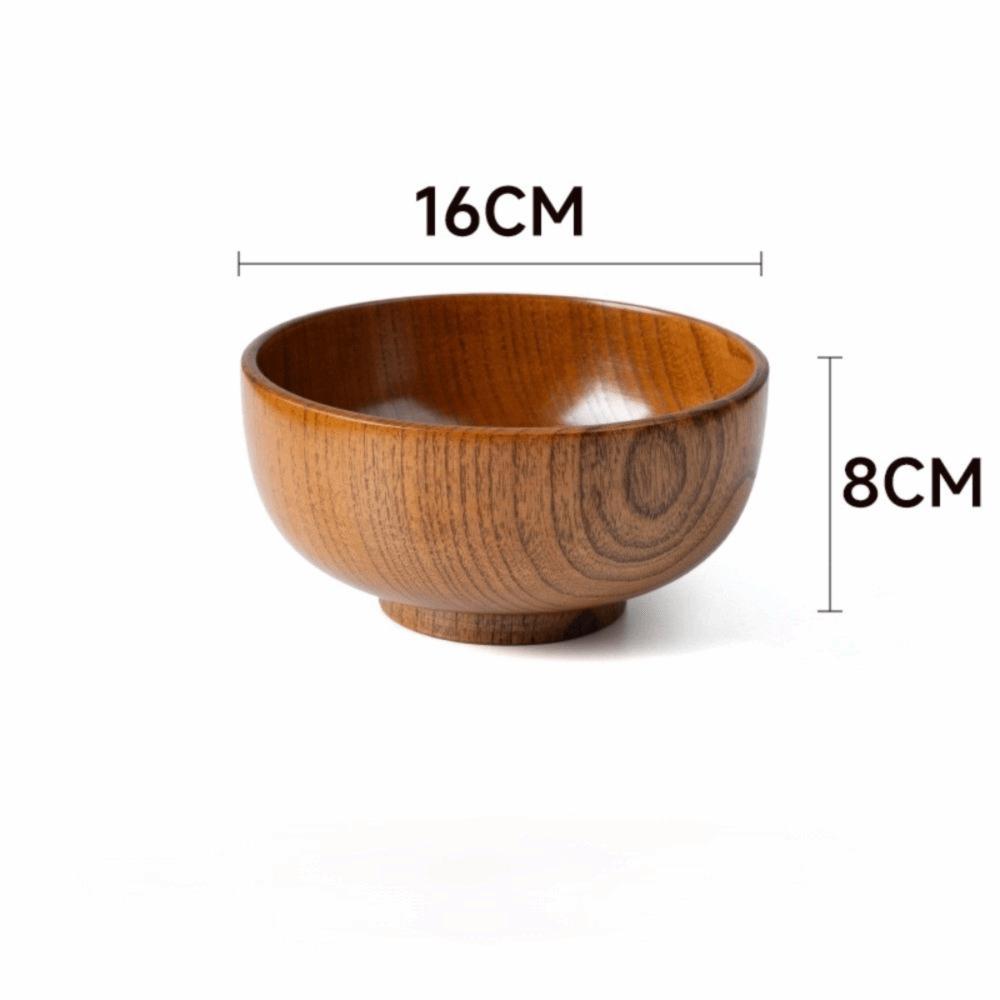 Japanese Style Wooden Bowls Handmade Crafts Wooden Utensils New Food Containers Tableware
