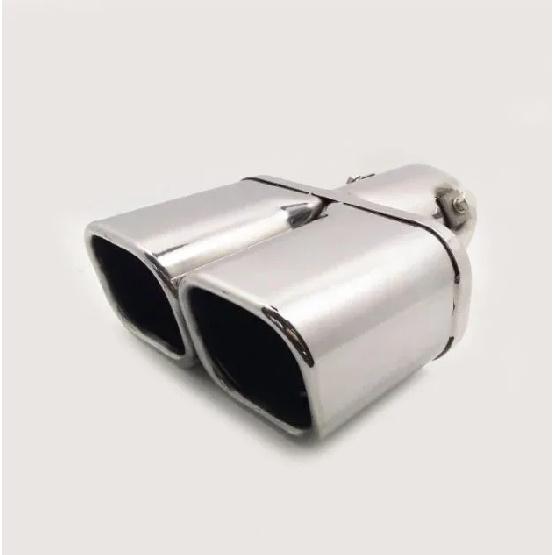 Styling Cover Stainless Steel Muffler Pipe Outlet Dedicate Exhaust Tip Tail For Nissan Kicks 2017 2018