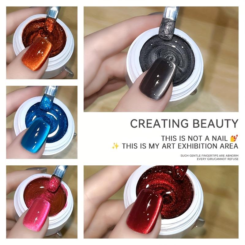 Магнитный гель-лак для ногтей «кошачий глаз» 5 мл, полуперманентный лак, смываемый УФ-гель-лак, сделай сам, дизайн ногтей