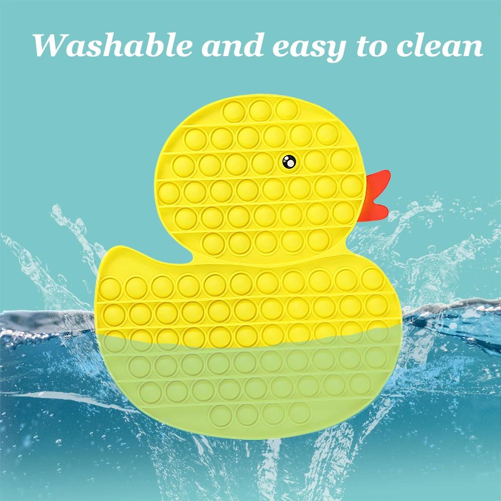 Нетоксичные Большой Размер 20См Радужные Квадратные Пузырьковые Игрушки-Антистресс Для Детей и Взрослых Снятие Стресса Сжимаемые Подарок 20См 30См Xxl