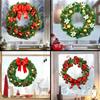 Рождественский венок Праздничное украшение и Набор наклеек-снежинок для окон