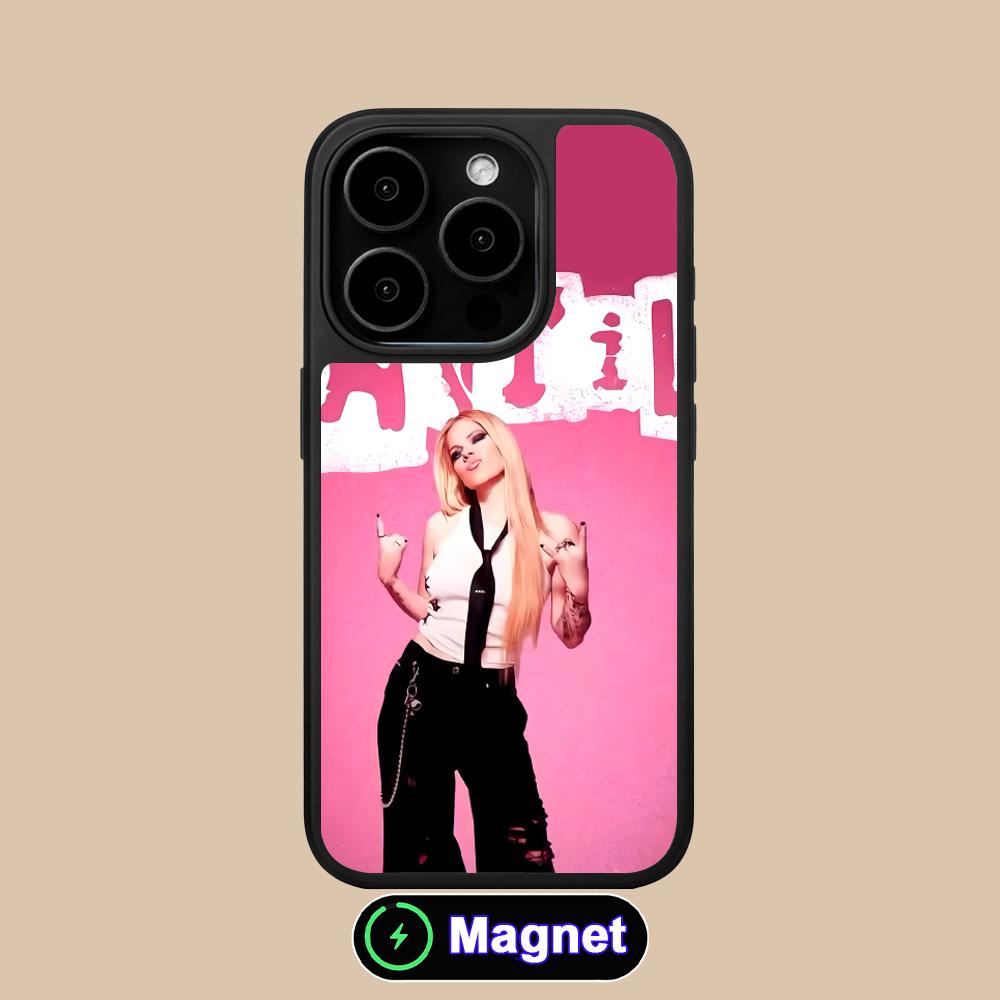 Матовая поверхность Avril Lavigne Чехол для мобильного телефона Magsafe для iPhone 17 16 15 14 13 12 11 Air Pro Max Plus Цветная крышка