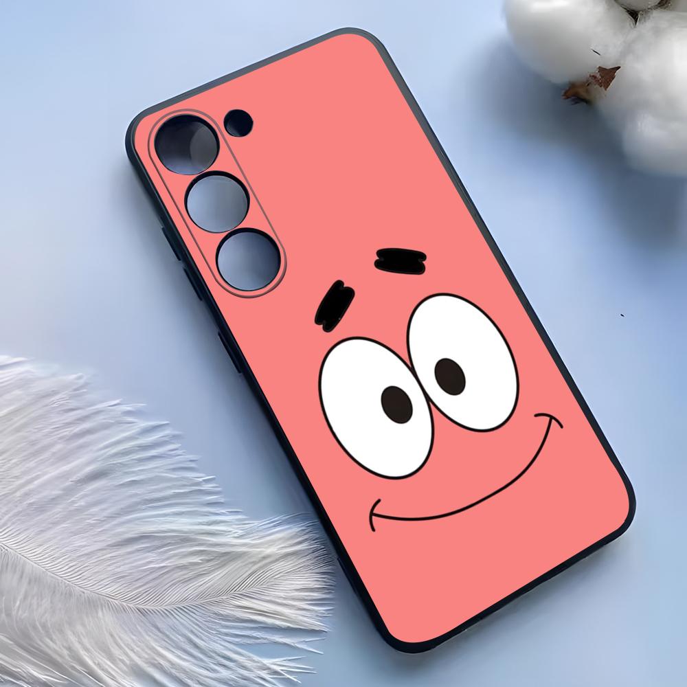 PongeBob Krabby Patty Phone Case For Samsung S25 Ultra S24 S23 S22 S21 S20 Plus Fe Galaxy A54 A53 A34 A25 Silicone Cover