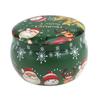 Рождественские круглые подарочные коробки, жестяные банки в форме шара, подвесное украшение на елку, банка для рождественских конфет, банки, Новогодние украшения Navidad