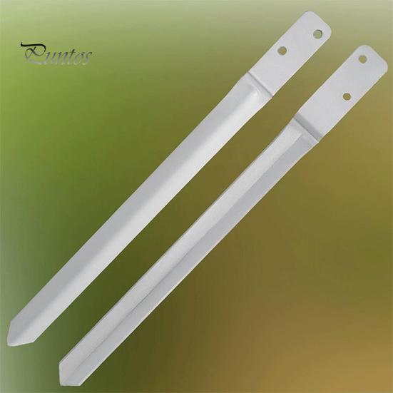 Комплект из 4 усиленных грунтовых анкеров, высокопрочные, устойчивые к коррозии, стальные анкеры для столбов забора, комплект из грунтовых кольев