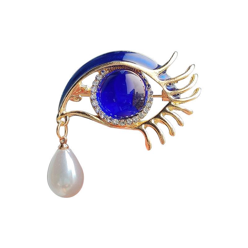 Брошь в виде мультяшного глаза в стиле барокко — европейская и американская брошь в стиле ретро для аксессуаров к женскому костюму