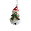 Cute Christmas Santa Bell Pendant Resin/Iron Xmas Tree Pendant  New Year