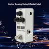 Guitar Analog Delay Pedal Electric Guitar Effects Pedal True Bypass Zinc Alloy Shell DC 9V 6.35mm