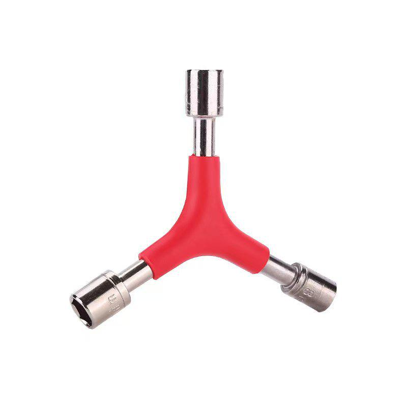 Bicycle Multi-Tool: Bottom Bracket, Freewheel, Derailleur Hanger, Chain Wrench - 3-in-1 Maintenance Tool