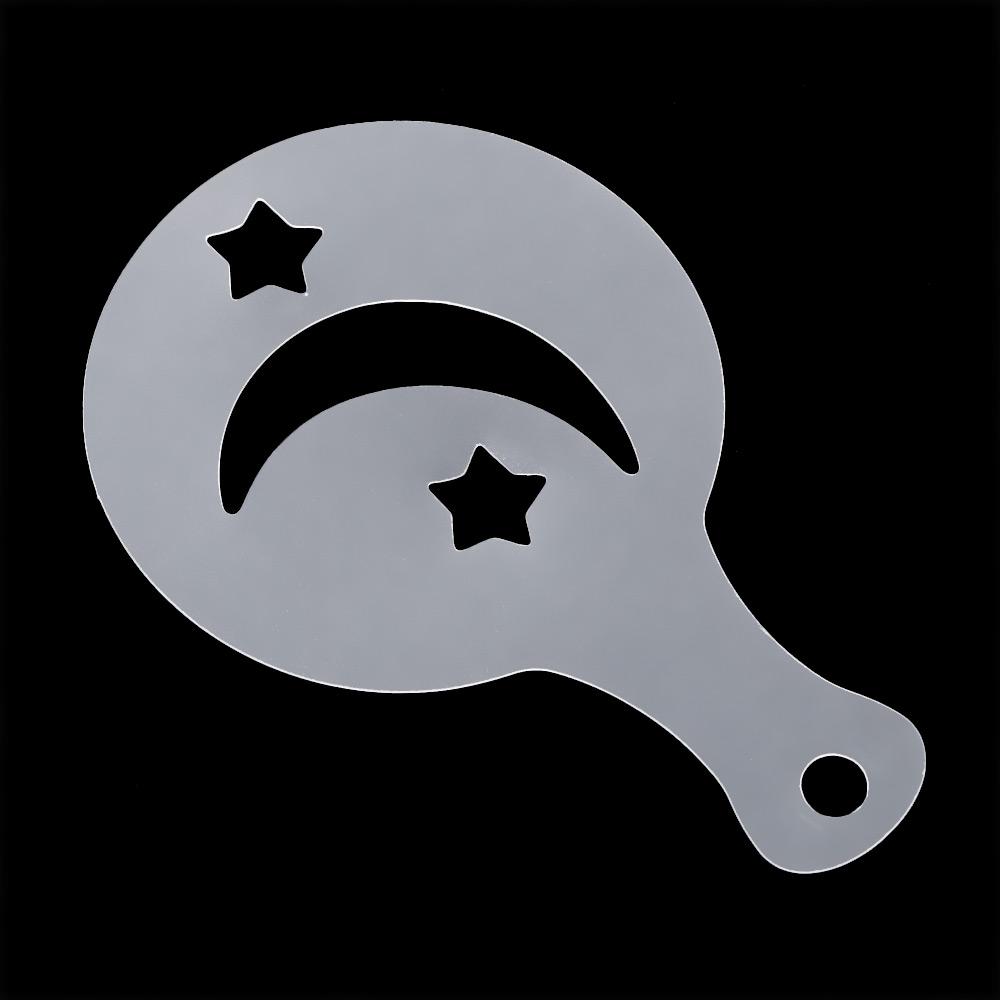 16pcs Funny Mold Latte Cappuccino Foam Tool Decorating Coffee Art Stencils