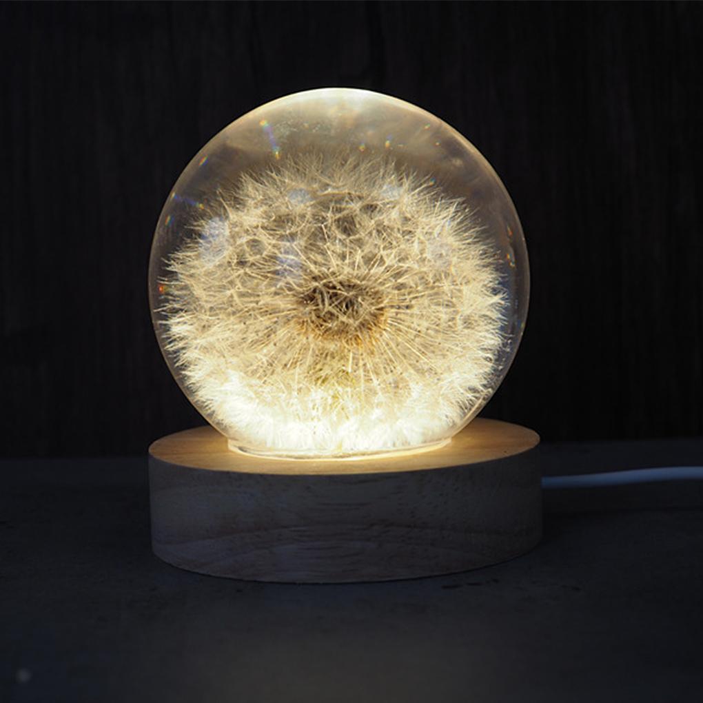 DIY Silicone Epoxy Resin Mold Round Ball Night Light Silicone Mold LED Night