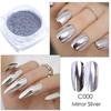 0.5g Nail Mirror Glitter Powder Gel Polish Rub Dust Shiny Gold Silver Fine Chrome Flakes Pigment DIY Accessories Decor