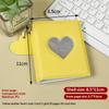 Cute Heart Design Photocard Holder 3 Inch 40 Pockets Hollow Photo Album for Teen Idol Lomo Card Collection Organization