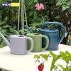 1/2L Watering Can Plastic Long Spout Kettle Nordic Style Garden Flower Pot for Indoor Outdoor Bonsai Plants Gardening Shower
